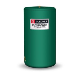 GLEDHILL 1200X 450 INDIRECT VENTED STAINLESS CYLINDER