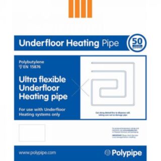 POLYPIPE FLEXI UFH PIPE 12mmx25MTR PER METRE