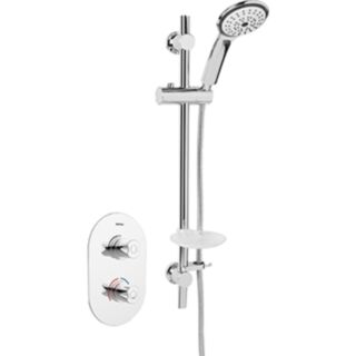 BRISTAN ARTISAN RECESSED THERMOSTATIC DUAL CONTROL SHOWER VALVE WITH KIT CHROME