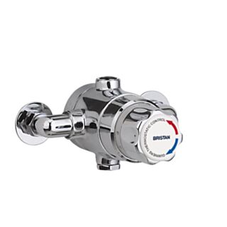 BRISTAN 15MM THERMOSTATIC EXPOSED MIXING VALVE NO SHUT-OFF