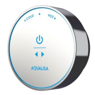AQUALISA QUARTZ BLUE SMART DIGITAL SHOWER CONCEALED WITH ADJUSTABLE HEAD AND WALL FIX HEAD HP/COMBI