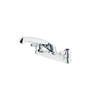 SANDRINGHAM 21 TWO HOLE SINK MIXER WITH LEVER