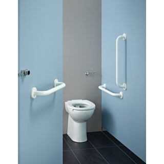 CONTOUR 21+ DOC M AMBULANT BACK TO WALL PACK WITH WHITE RAILS