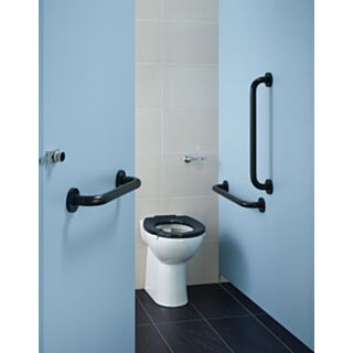 CONTOUR 21+ DOC M AMBULANT BACK TO WALL PACK WITH CHARCOAL RAILS