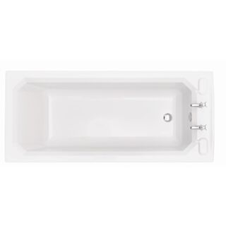 HERITAGE GRANLEY SINGLE ENDED 2 TAP HOLES ACRYLIC FITTED BATH