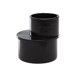 POLYPIPE 50MM X 32MM SOLV-WELD ABS REDUCER BLACK - WS202B