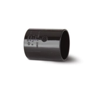 POLYPIPE 40MM SOLV-WELD ABS STRAIGHT COUPLING BLACK - WS26B