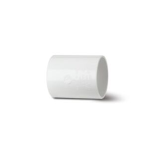 POLYPIPE 40MM SOLV-WELD ABS STRAIGHT COUPLING WHITE - WS26W