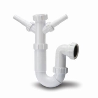 40MM APPLIANCE P TRAP DOUBLE INLET - PPT4200