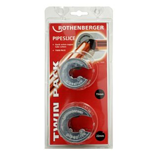 ROTHENBERGER 15 & 22mm PIPESLICE TWINPACK